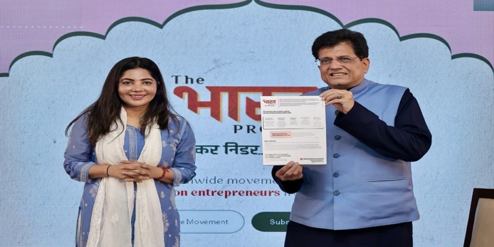 Piyush Goyal launches ‘The Bharat Project’ to empower 1 million entrepreneurs Piyush Goyal launches ‘The Bharat Project’ to empower 1 million entrepreneurs